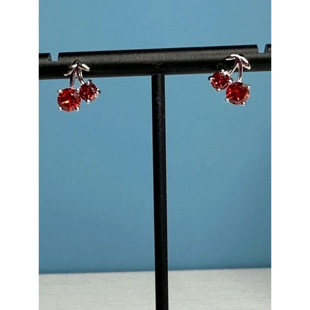 Cherry earrings NWOT